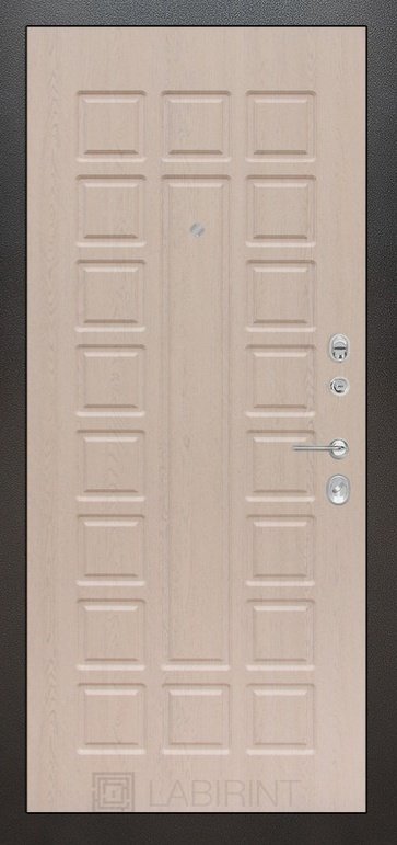 Дверь Лабиринт SILVER 04 - Беленый дуб - Внутренняя панель