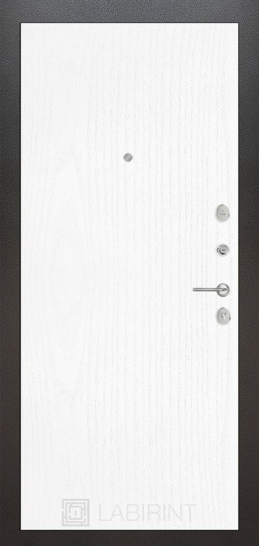 Дверь Лабиринт Сильвер 07 - Белое дерево - Внутренняя панель