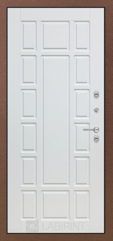 Дверь Лабиринт Термо Магнит 12 - Белое дерево - Внутренняя панель