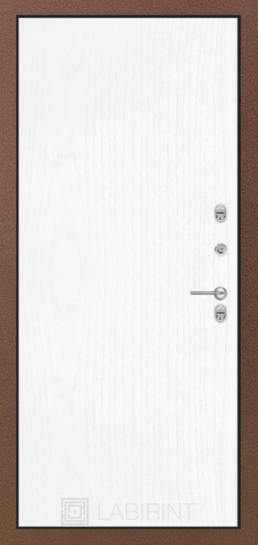 Дверь Лабиринт Термо Магнит 07 - Белое дерево - Внутренняя панель