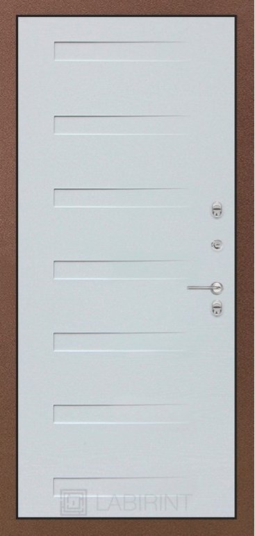 Дверь Лабиринт Термо Магнит 14 - Дуб кантри белый горизонтальный - Внутренняя панель