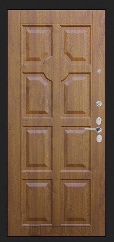 Дверь Лабиринт BLACK 17 - Золотой дуб - Внутренняя панель