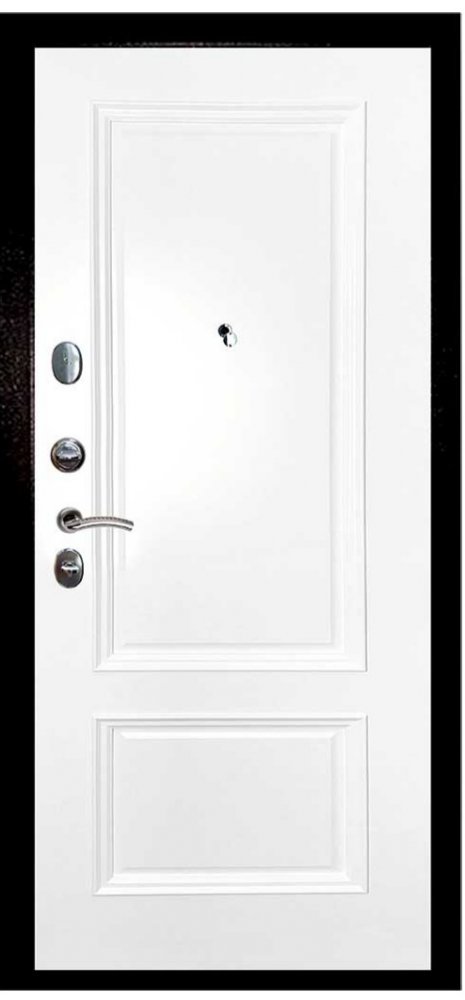 Дверная биржа Гера-2 ФЛ-2507 Венге / Смальта-07 эмаль Ral9003 Белый - Внутренняя панель