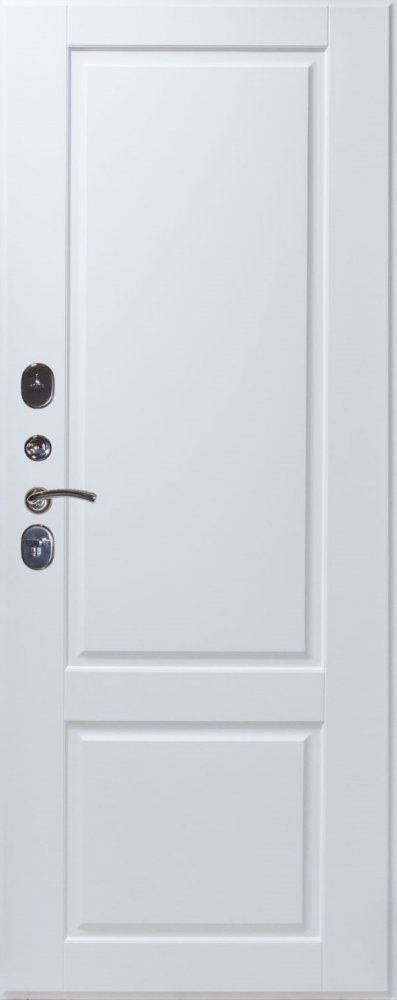 Дверь ЗД Эталон 3к алюминий панель Доррен Эмаль белая - Внутренняя панель