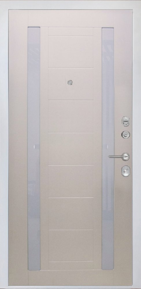 Дверь ZMD Премиум Сноу FLS Белый шелк - Внутренняя панель