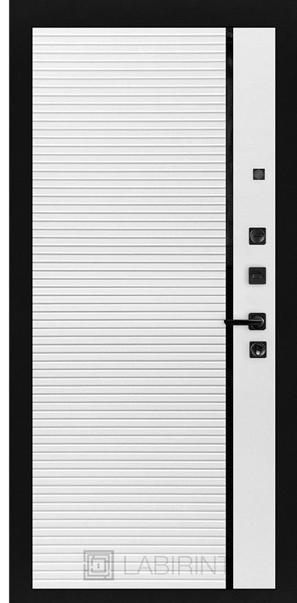 Дверь Лабиринт PIANO 22 — Белый софт - Внутренняя панель