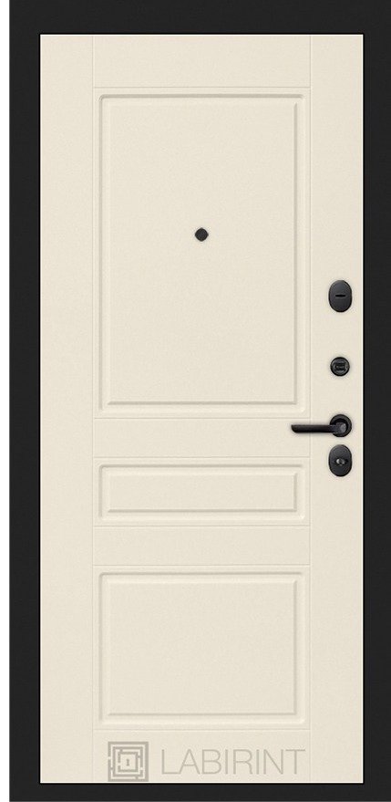 Дверь Лабиринт ТЕХНО 03 — Крем софт - Внутренняя панель