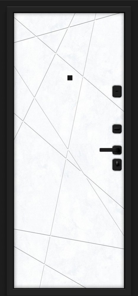 Дверь Браво Porta M 15.15 Grey Art/Snow Art - Внутренняя панель