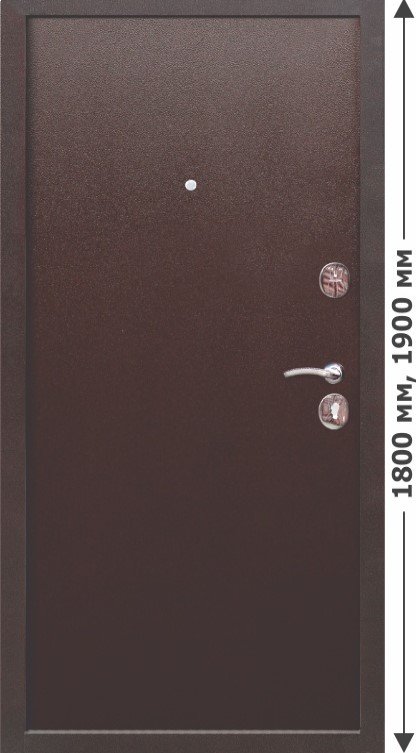 Дверь Цитадель ГАРДА mini металл/металл - Внутренняя панель