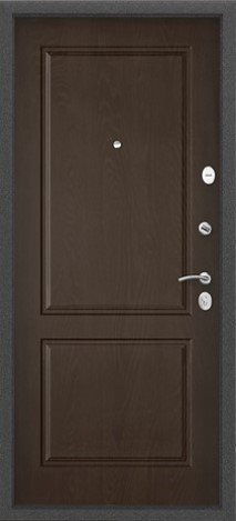 Дверь Торекс DELTA-M 10  Темно-серый букле графит, RGSO, ПВХ Дуб коньяк, D27 - Внутренняя панель