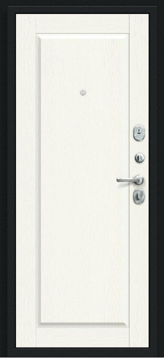 Дверь Браво Сьют Kale Букле черное White Wood - Внутренняя панель