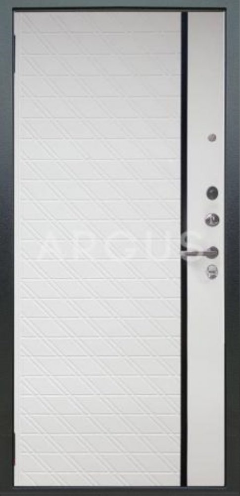Дверь Арус ЛЮКС АС-2П-3К-Антик серебро-Лофт Темный бетон - Внутренняя панель