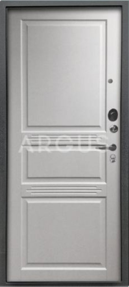 Дверь Арус ЛЮКС АС-2П-3К-Антик серебро-Скиф Горький шоколад - Внутренняя панель