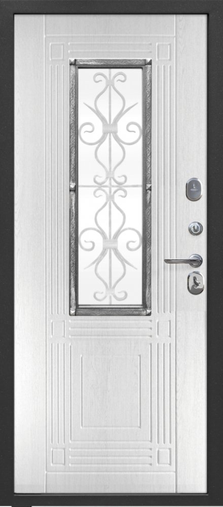 Дверь Цитадель ВЕНЕЦИЯ серебро - Внутренняя панель