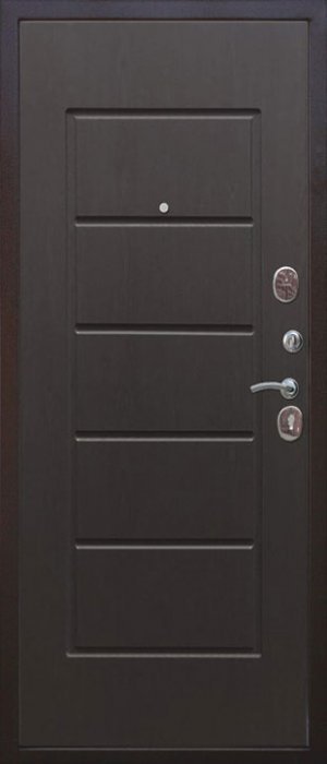 Дверь Цитадель 7,5 см Гарда Медь / Венге - Внутренняя панель