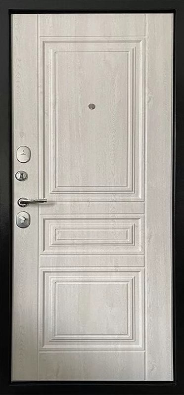 Дверь Ратибор Троя 3К Серебро/Сосна белая - Внутренняя панель