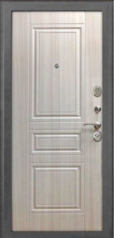Дверь Цербер MD Триумф антик серебро / сандал белый - Внутренняя панель