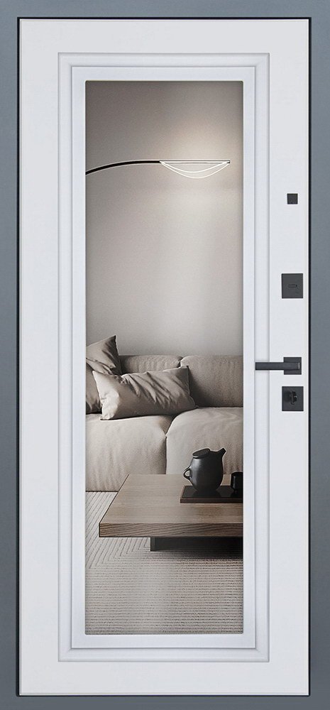 Дверь АСД Интер с зеркалом - Внутренняя панель