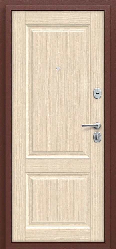 Дверь Браво Тайга-7 Антик Медный/Бежевый клен - Внутренняя панель