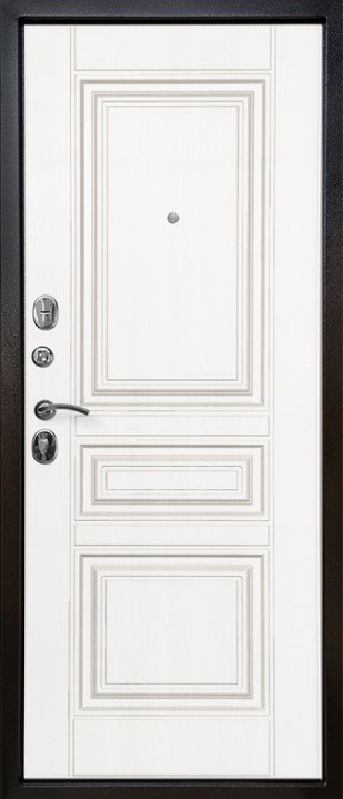 Дверь Ратибор Троя 3К Матовый белый - Внутренняя панель