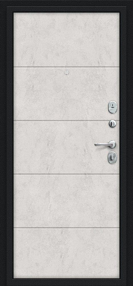 Дверь Браво Граффити-1 Букле черное/Look Art - Внутренняя панель