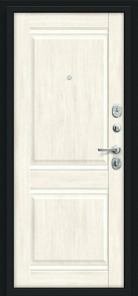 Дверь Браво Некст Kale Букле черное/Nordic Oak - Внутренняя панель