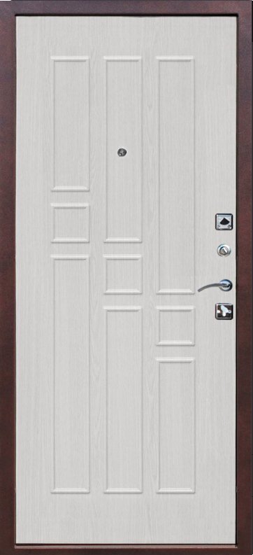 Дверь Верда Гарда 8мм Белый ясень - Внутренняя панель