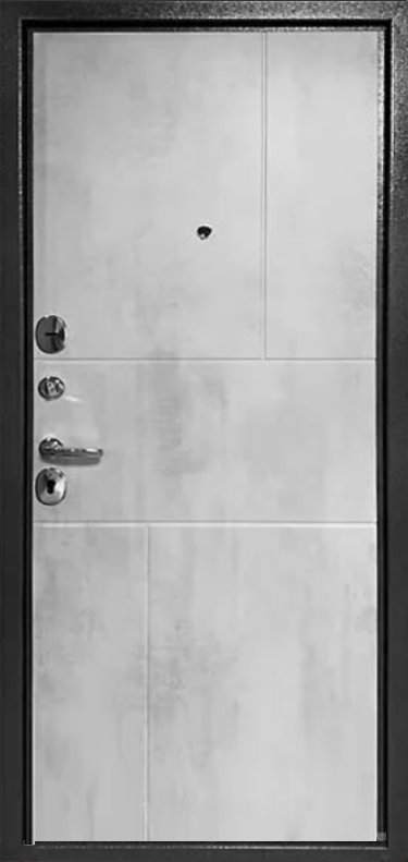 Дверь Бульдорс TRUST ECO - 90 Букле Антрацит Бетон темный 182, Бетон серый 182 - Внутренняя панель