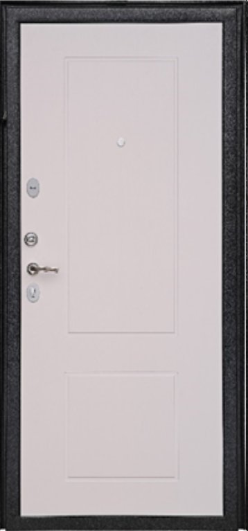 Дверь Купер 60 МДФ-МДФ Графит/Белый Ясень - Внутренняя панель