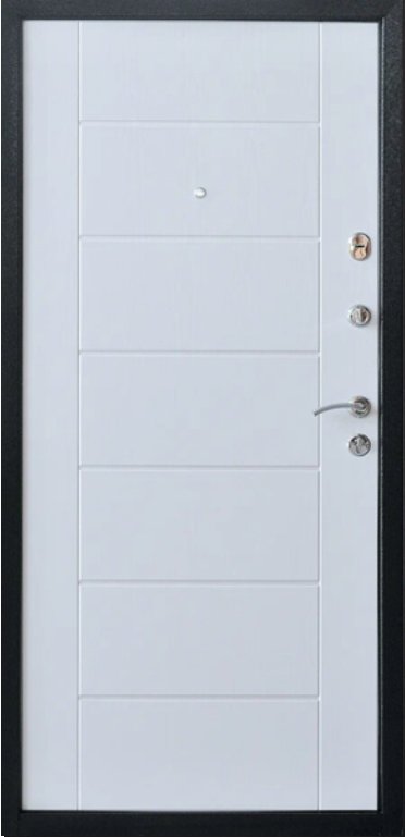 Дверь ДК Квадро 2 Белёный д - Внутренняя панель