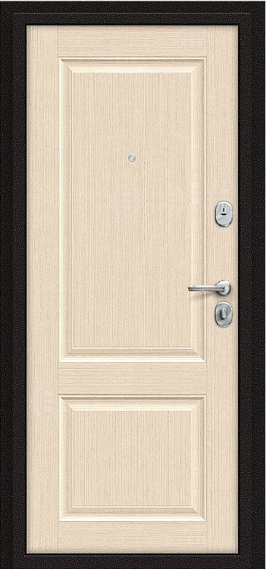 Дверь Браво Optim X-2 6 см Антик Медный/Бежевый клен - Внутренняя панель