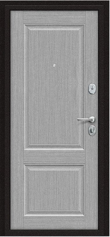 Дверь Браво Optim X-2 6 см Антик Медный/Серый клен - Внутренняя панель