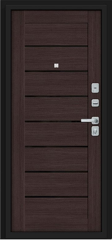 Дверь Браво Прайм/BChrome Almon/Wenge Melinga - Внутренняя панель