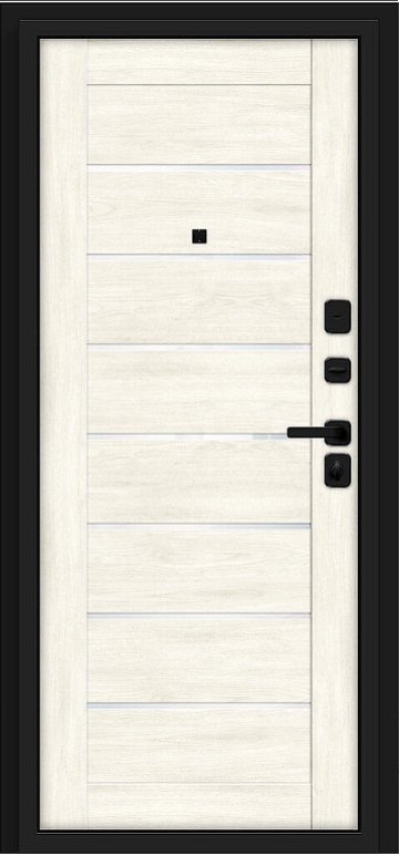 Дверь Браво Прайм/SBlack-Graphite Shell/Nordic Oak - Внутренняя панель