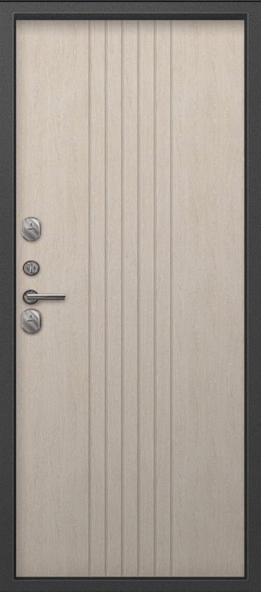 Дверь Термо-90 графит букле - седой дуб - Внутренняя панель