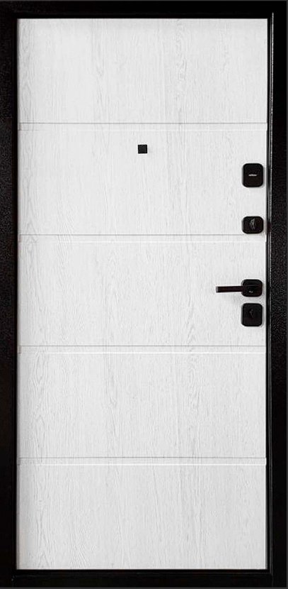 Дверь ТД 8-1 Венге- Белое дерево - Внутренняя панель