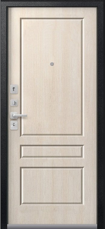 Дверь C-101 Черный Муар - Седой Дуб - Внутренняя панель