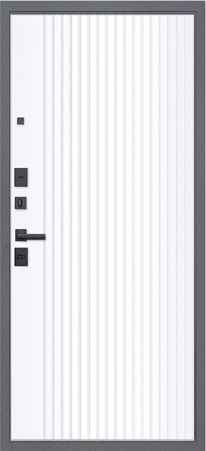 Дверь Беркут Матовый Белый - Внутренняя панель