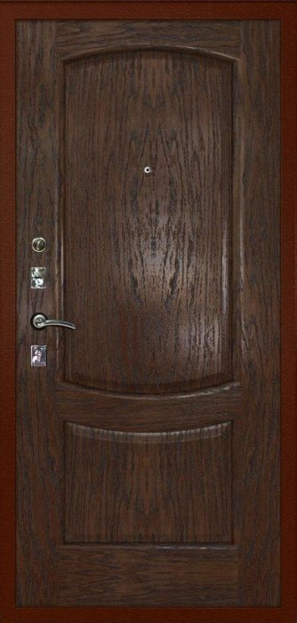 Дверь Luxor-6 Лаура-2 Мореный дуб - Внутренняя панель
