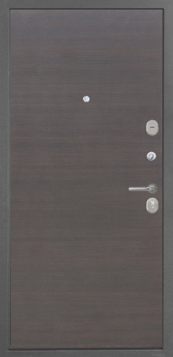 Дверь Интекрон Неаполь Штукатурка графит Эковенге поперечный - Внутренняя панель
