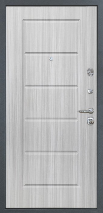 Дверь Интекрон Сенатор Лофт Штукатурка графит Сандал белый ФЛ-39 - Внутренняя панель