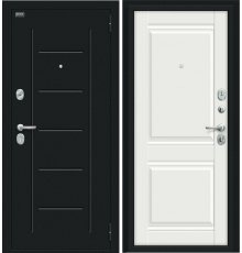 Дверь Браво Некст Kale Букле черное/Off-white фото