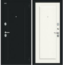 Дверь Браво Сьют Kale Букле черное White Wood
