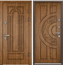 Дверь Цербер 12-3 Термо ВиноритPro+Golden Oak (Сменная панель) фото