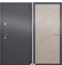 Дверь Torex  X7 PRO MP Темно-серый букле графит без рис. / Х6-26, ПВХ Холст латте фото