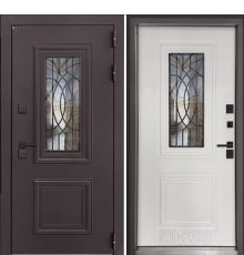 Дверь Сияна коричневая 8019 Термо