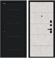 Дверь Браво Граффити-1 Инсайд/SBlack Букле черное/Look Art