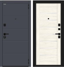 Дверь Браво Прайм/SBlack-Graphite Shell/Nordic Oak