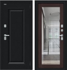 Дверь Браво Thermo Флэш МФ/BChrome Букле черное/Wenge Melinga