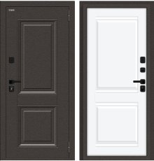 Дверь Браво Thermo Некст МФ/SBlack Старк шоколад/White Silk